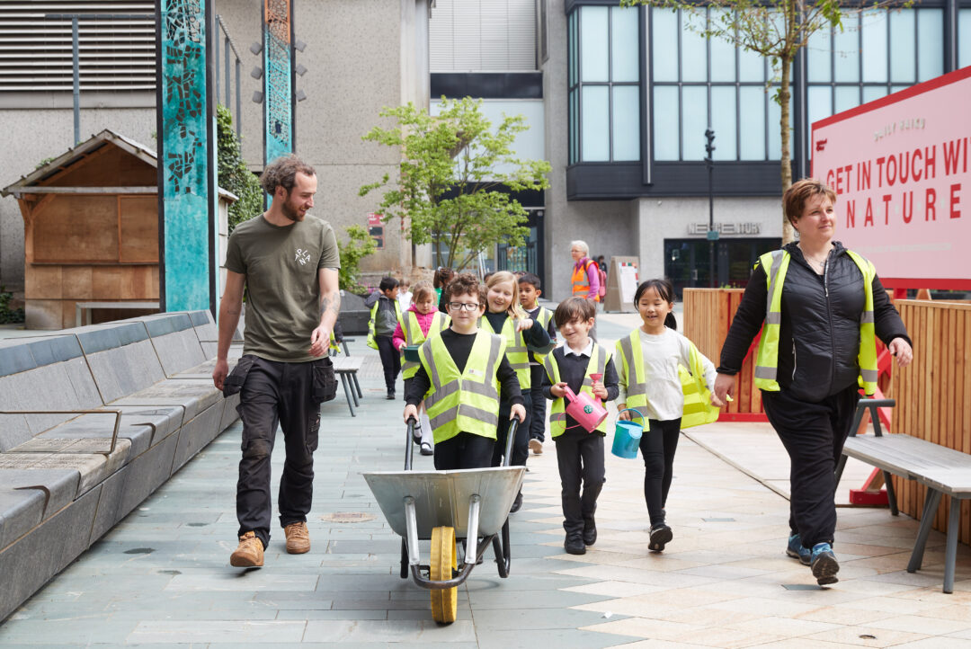 School Partnerships Through Gardening