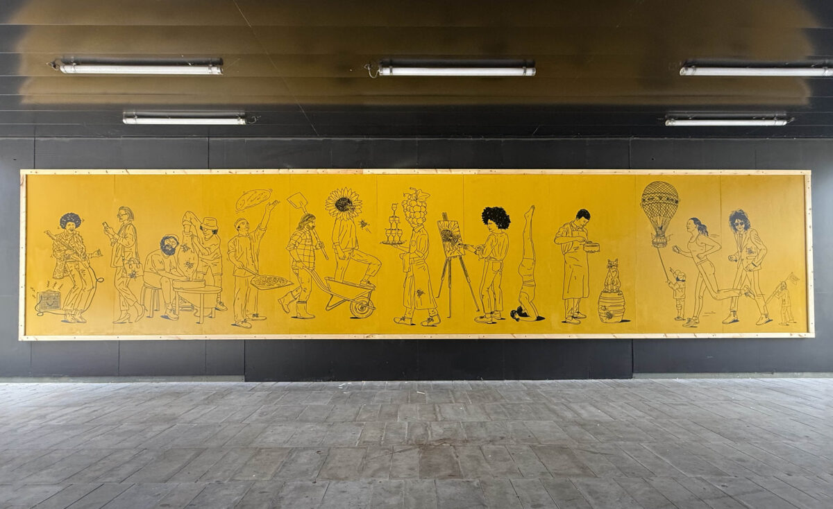 The Cut-Through Mural: Painted by the People